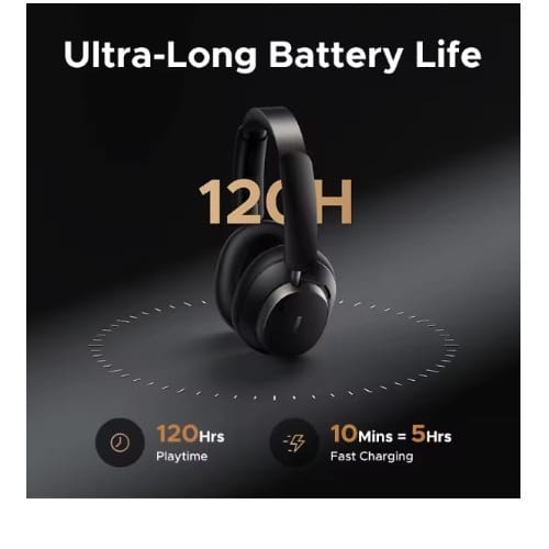 Ugreen Studio Pro 48db Anc Wireless Headphones Over Ear Bluetooth Earphones Active Noise - View 2