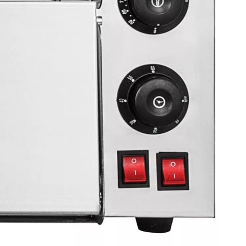 Double Layer Electric Pizza Oven - 3000W - View 2