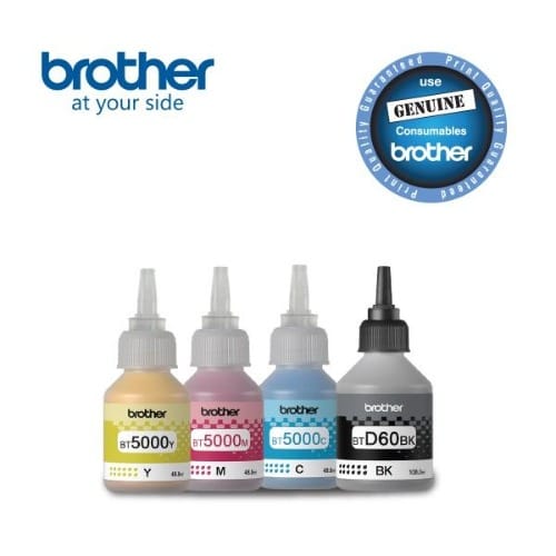 D60k Black - Bt5000 Cyan - Magenta - Yellow For Brother Ink Tank - View 2