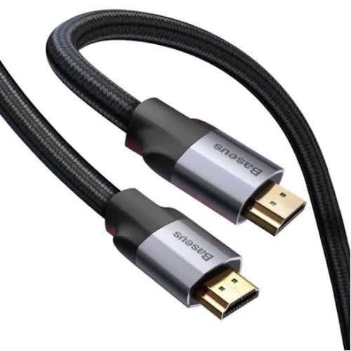 Baseus 4k Ultra Hd Male To Male Hdmi Adapter Cable (1m) - Dark Grey - View 3