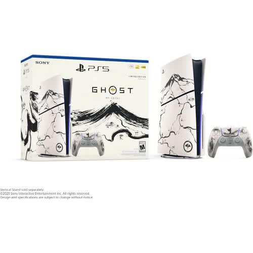 PS5 Playstation 5 Console - Ghost Of Yotei - Black - Limited Edition Bundle - Game Not Included - View 4