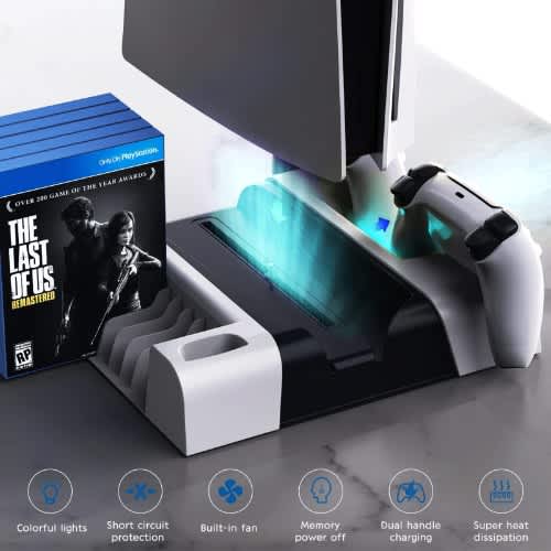 Ps5 Multifunctional Charging Dock With Disc Storage - View 2