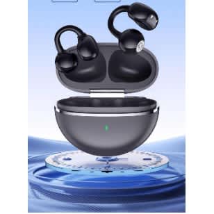 Ear Clip Wireless Bluetooth Earpod - Black - View 4