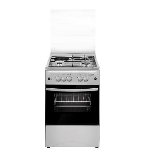 Gas Cooker 50/50 -3+1- Inox - View 3