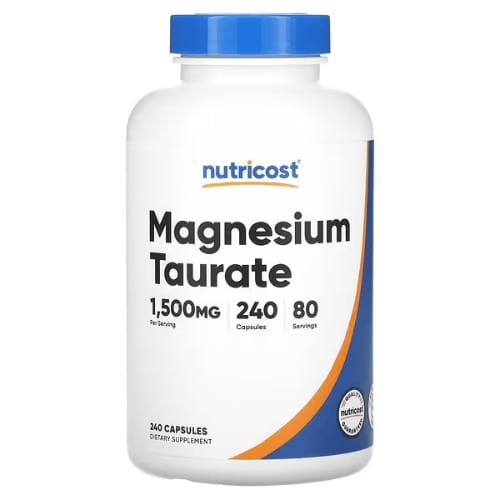 Magnesium Taurate - Supports Heart And Nervous System Health - 240 Capsules - View 1