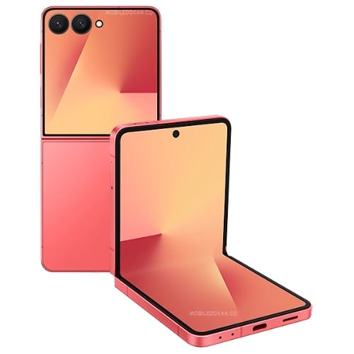 Galaxy Z Flip 7 12+256GB 5g - Coral Red - View 3