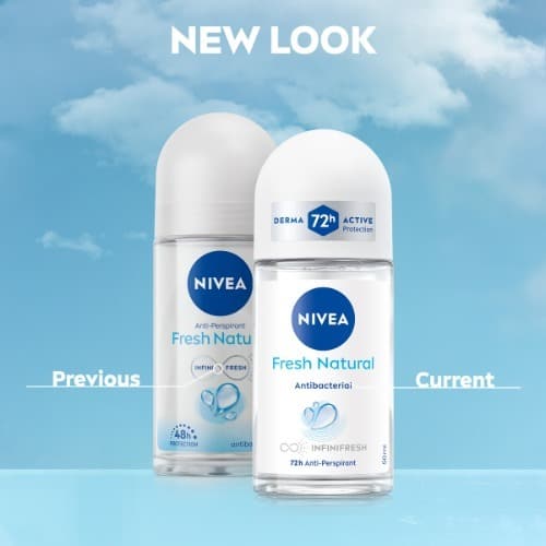 Fresh Natural Antiperspirant Roll On 72h - Pack Of 2 - View 2