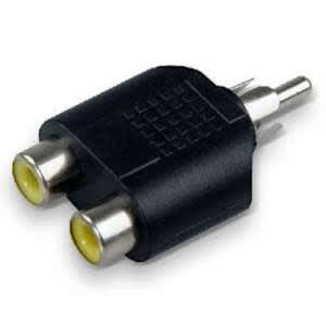 Rca Rca Rca Y Splitter Av Audio Video Plug Converter 1 Male To 2 Female Cable Adapter