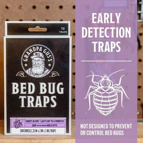 Bed Bug Glue Traps For Home & Travel - Early Detection - Lasts Up To 6 Months - 12pk - View 3