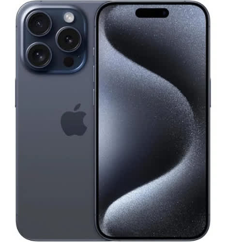 iPhone 15 Pro Max - 6.7" - 512GB ROM - 8GB RAM – Single Sim - iOS 17 - 4441mAh  - Blue Titanium - View 3