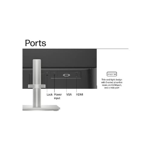 Series 5 - 524sh - 23.8-inch Fhd Height Adjust Monitor - View 2