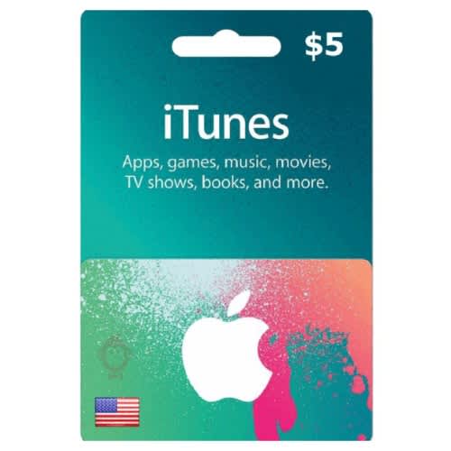 iTunes Gift Card (US) -$5 - View 1