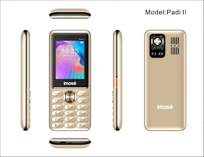Imose Padi 11- 2.4 Inch- 32mb Ram+ 32mb Rom- Big Battery- Black