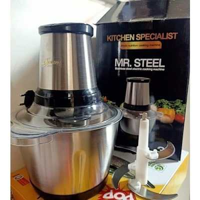 Mr Steel Yam Pounder & Cooking Machine -  3 Litres