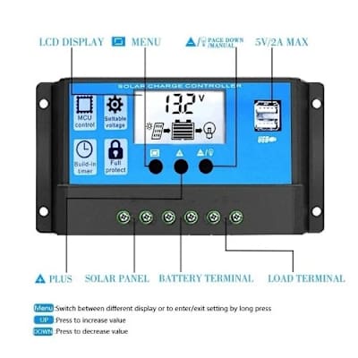 Solar Charge Controller 20a Pwm