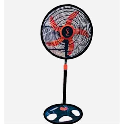 Solitec Plus 18 " Five Speed Blade Standing Fan - 220v