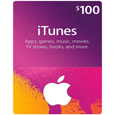 iTunes $100 USD Gift Cards