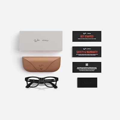 Ray-ban Wayfarer Gen 2 Meta Smart Glass Built-in Camera Photochromic Lens Ai Features Charging Case