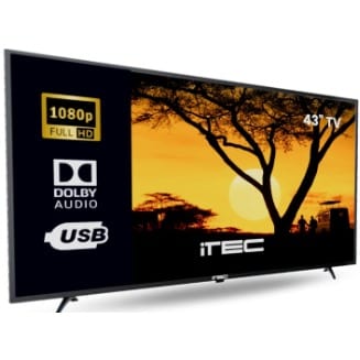 43'' Led fhd tv- Usb, Hdmi, Dolby + 1920 * 1080 Screen Resolution