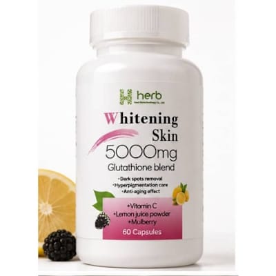 whitening skin 5000mg glutathione blend Antioxidant-rich Green Tea For Daily Wellness - 25 Tea bags Empowered, Radiant, & Refueled. سيروم لنضارة الوجه Size:90 Liquid Softgels
