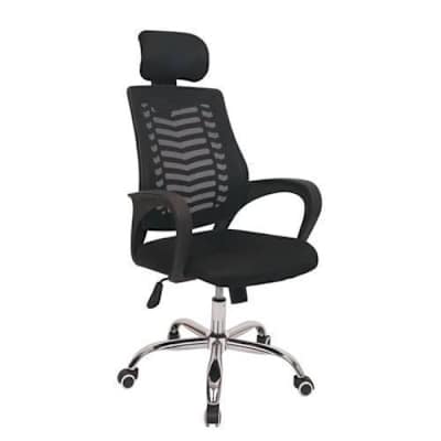 Ergonomic Medium Backrest Office Chair With Headrest