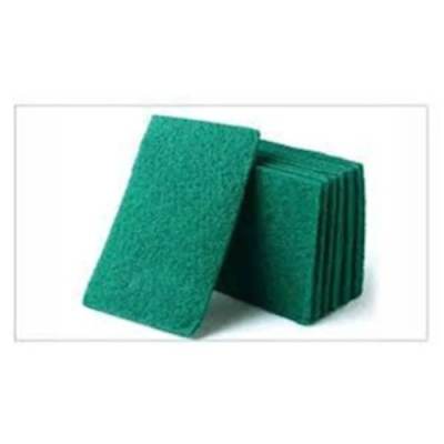 Dish Washing Sponge And Scouring Pad - 10 Pieces - Green