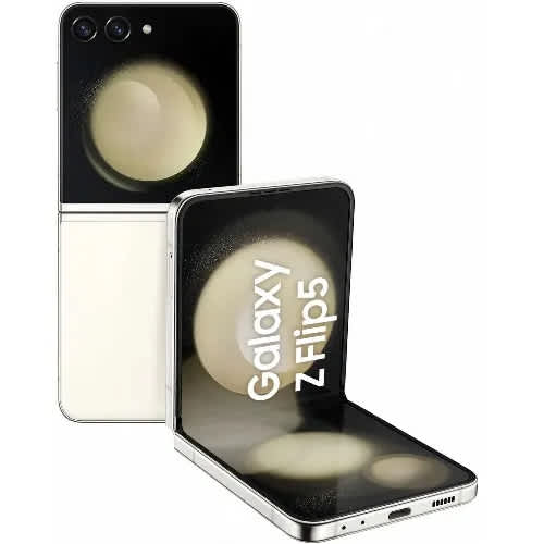 Galaxy Z Flip 5 - 6.7" - 256GB ROM - 8GB RAM - 5g - Single Sim - 3700mAh - Cream