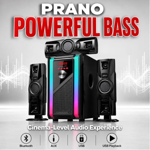Prano Pr-3203 3.1ch X-bass Bluetooth Home Theater System