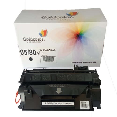 Goldcolor 80A Toner Cartridge-CF280A - Black