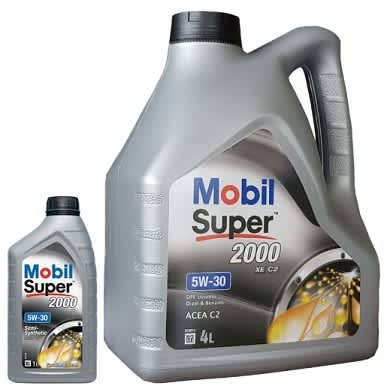 Mobil Super 2000 Semi-synthetic Motor Oil 5w30 - 5Litres - Buy