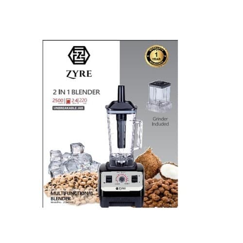 Zyre 2in1 Blender Zcb-2500 2.4L | Konga