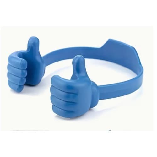 Thumb Grip Phone And Tablet Stand - 1pcs - Blue