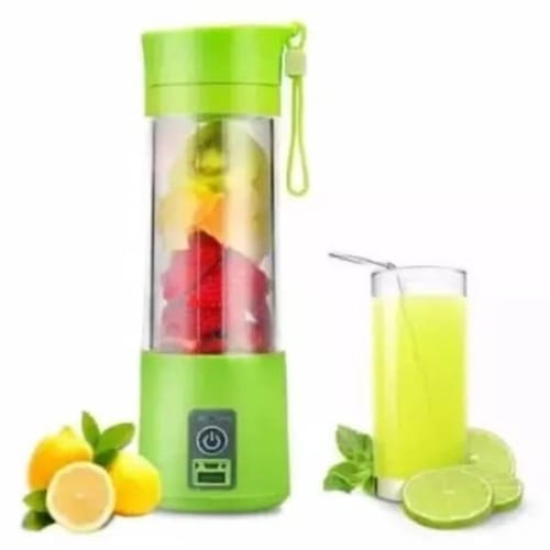 Rechargeable Portable Usb Juice Blender - Green - 2000mAh