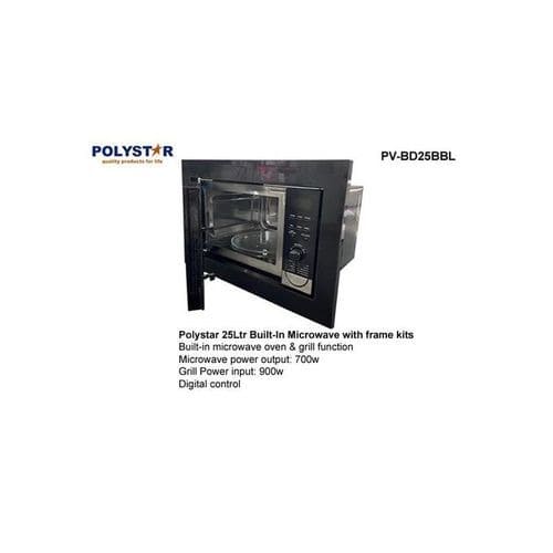 Built-in Microwave Oven & Grill Function - 25L