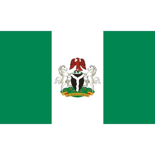 Nigeria National Outdoor Flag - 3ft X 5ft