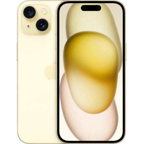 iPhone 15 Plus - 6.7" - 256GB ROM - 6GB RAM - Single Sim - iOS 17 - 4383mAh – Yellow