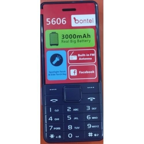 Bontel 5606 With 1.77 Inches 30000mah Dual Sim- Blue