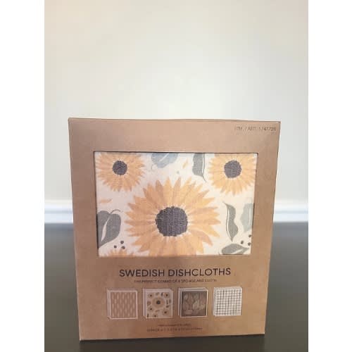 Evergrace 12-piece Swedish Dishcloth Set – All-natural, Ultra Absorbent & Reusable - Autumn Leaf