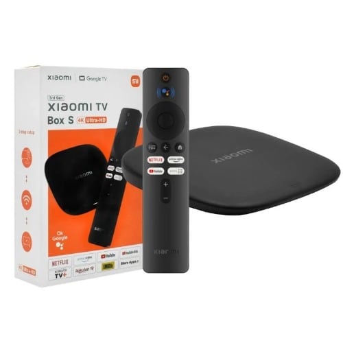 Xiaomi Tv Box S 3rd Gen 4k Uktra Hd Multimedia Device (mdz-32-aa)-black