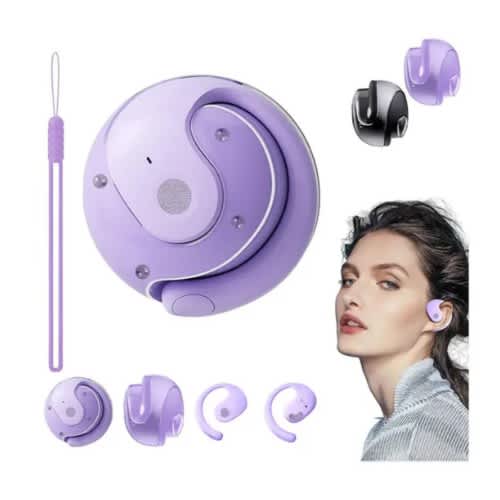 X28 Earphones True Wireless Stereo Bt Buds, Stereo Bass Anc Earbuds Purple