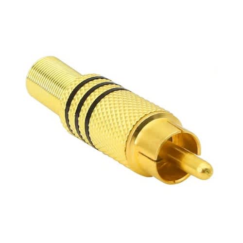 Pack Of Rca Audio Plug, Av Stereo Coaxial Audio - Screwless