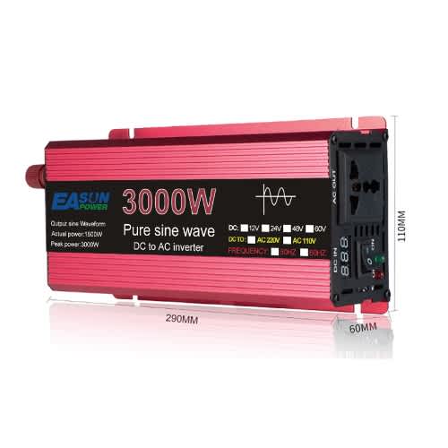 Easun Pure Sine Wave Inverter - 3000w - 3kva - 12v