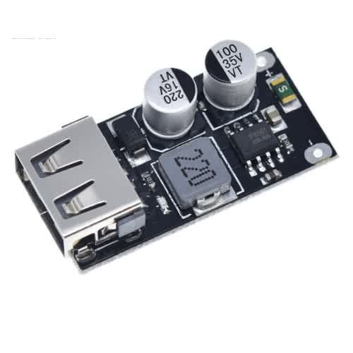 USB QC3.0 QC2.0 DC-DC 6V-32V To 5V Fast Charging Buck Converter Step Down Module