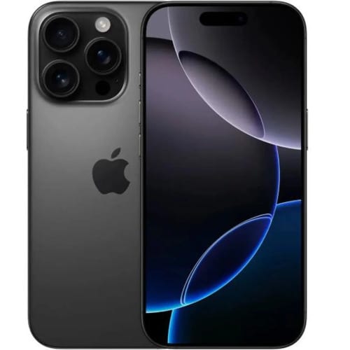 iPhone 16 Pro Max - 6.9" - 256GB ROM - 8GB RAM - Single Sim – 5G - 4685mAh – Black Titanium
