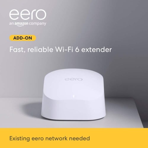 Amazon 6 Dual-band Mesh Wi-fi 6 Extender - Expands Existing Eero Network