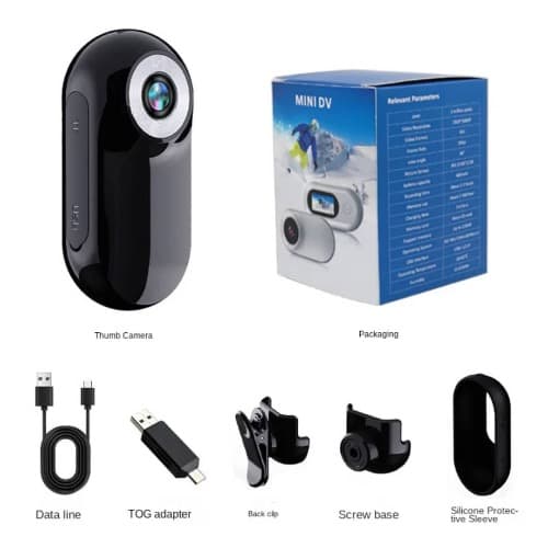 Action Anti Shaking Mini Wearable Camera 1080p Full Hd Head Mounted Body Cam Magnetic Action Camera