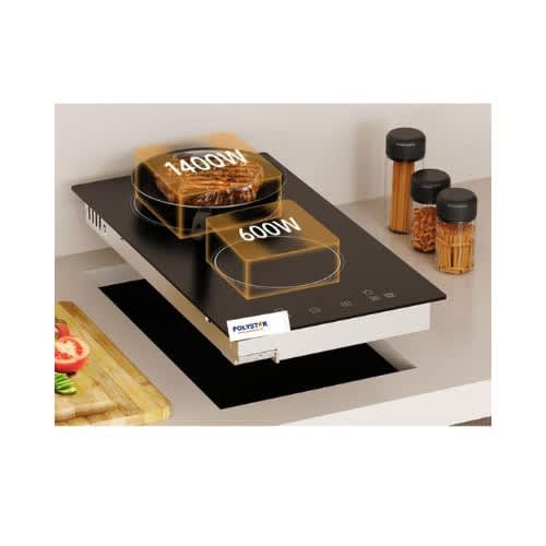 Polystar Double Burner Built In Infrared Cooker - 2900w