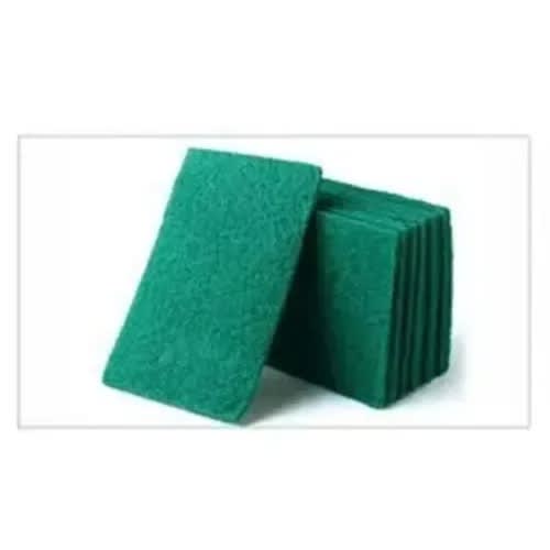 Dish Washing Sponge And Scouring Pad - 24 Pieces - Green