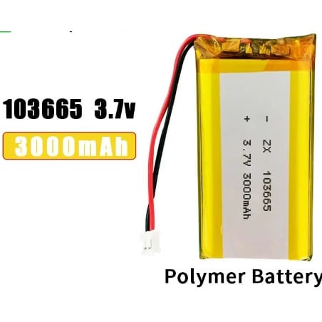Li Po 103665 Battery 3.7v 3000mah Polymer Lithium Batteries For Electronic Devices