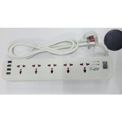 5 Way 4 Usb Multifunctional Type Extension Box